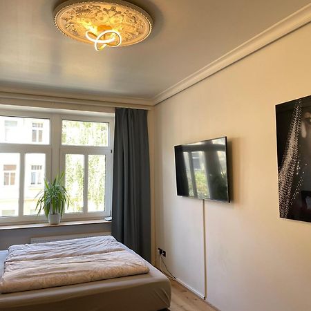 Soul-Apartment Balkon Privatparkplatz 2 Boxspringbetten 55Zoll Tv Wlan 莱比锡 外观 照片